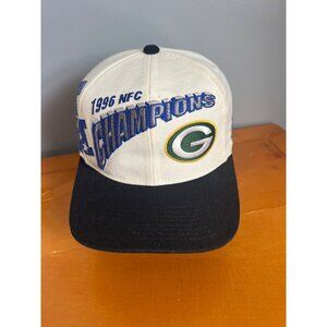 Vintage 1996 NFC Champions Green Bay Packers Snapback Hat  Sports Specialties G3
